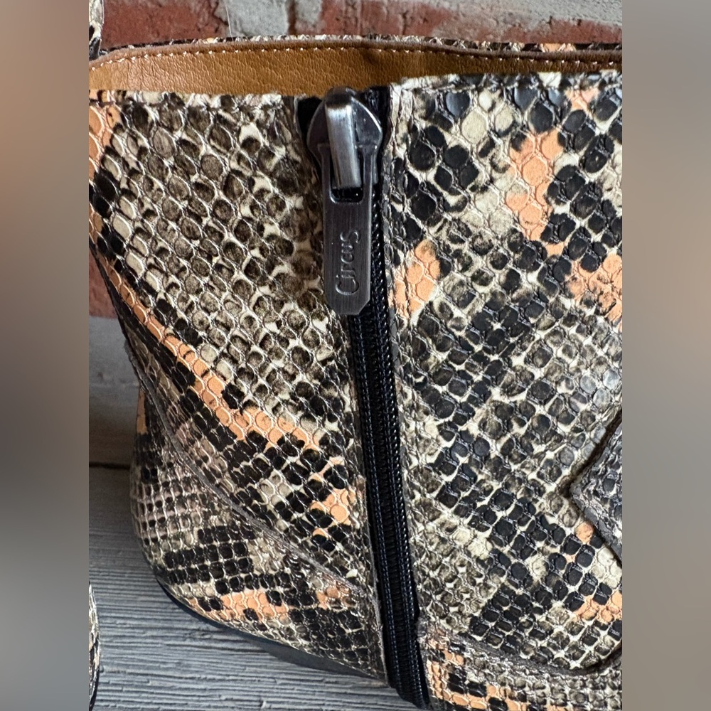 Circus by Sam Edelman Snakeskin Style Boots - Picture 4 of 10